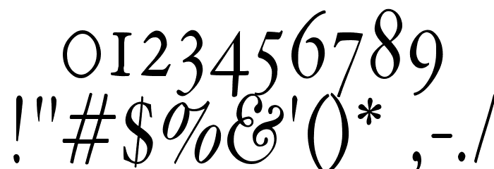HoffmanFL Font OTHER CHARS