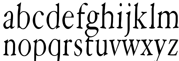 HoffmanFL Font LOWERCASE