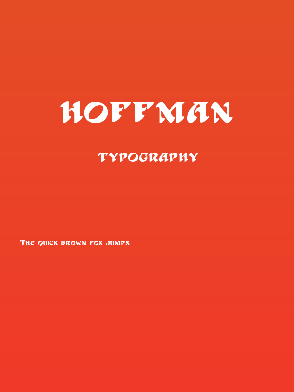 Hoffman Poster