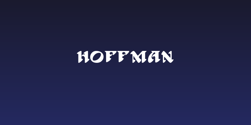 Hoffman Social Header