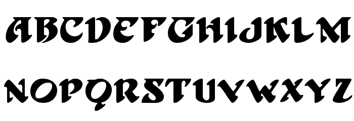 Hoffman Font LOWERCASE