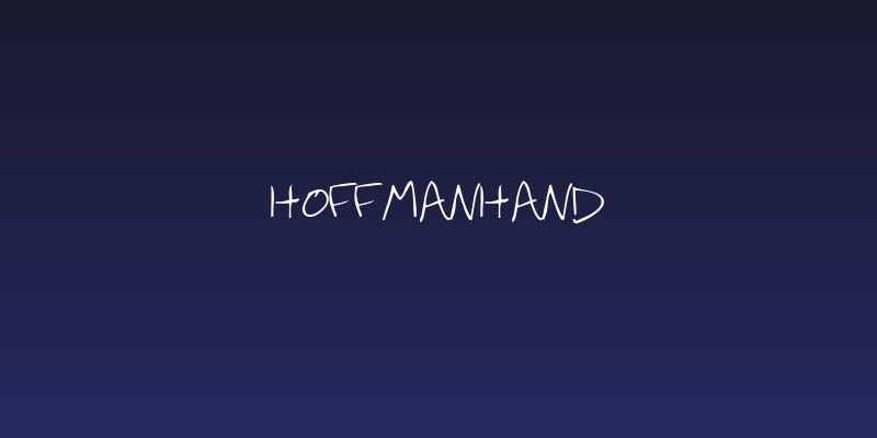 Hoffmanhand Social Header