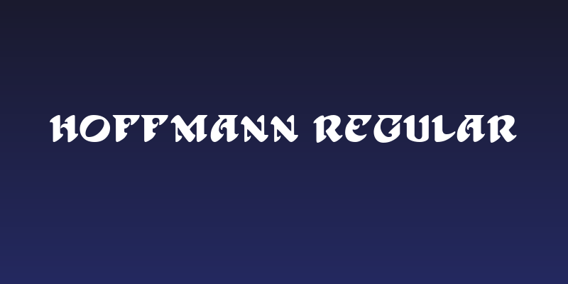 Hoffmann Regular Social Header