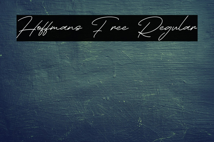 Hoffmans Free Regular Example 1