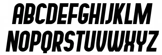 Hofmann Italic 字体 大写