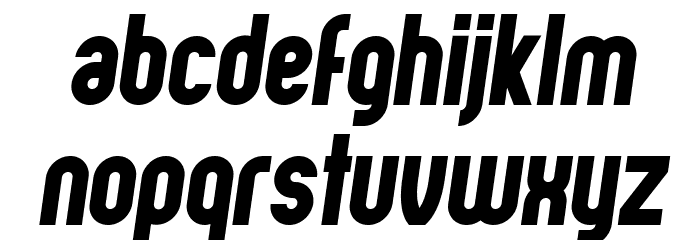 Hofmann Italic Font LOWERCASE