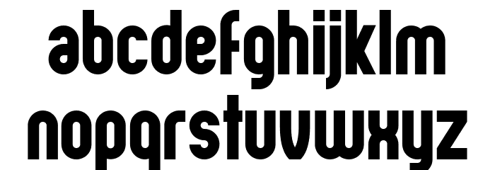 Hofmann Regular Font LOWERCASE