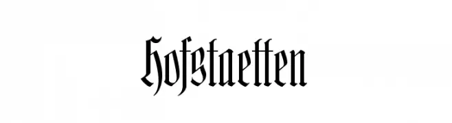Hofstaetten  नि: शुल्क फ़ॉन्ट्स डाउनलोड