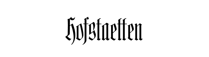 Hofstaetten  Free Fonts Download