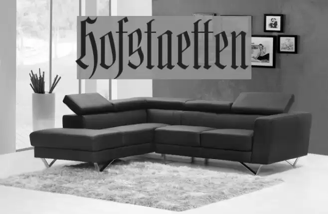 Hofstaetten Font examples