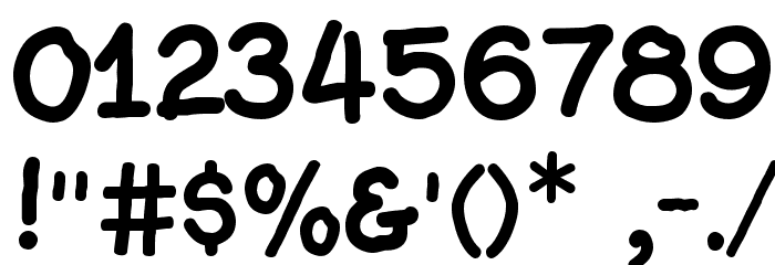 Hog Bold - HMK Font OTHER CHARS