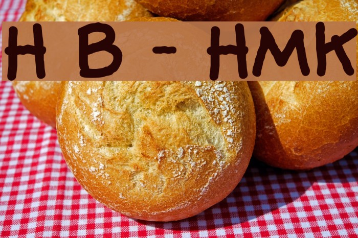 Hog Bold - HMK Font examples