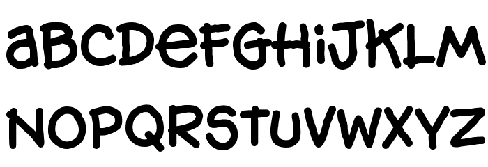 Hog Bold - HMK Font LOWERCASE