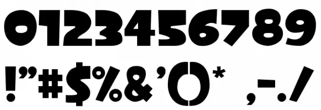 Hog-World Font OTHER CHARS