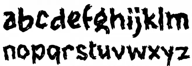 Hoga خط أحرف صغيرة