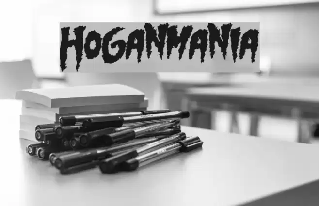 HoganMania Font examples