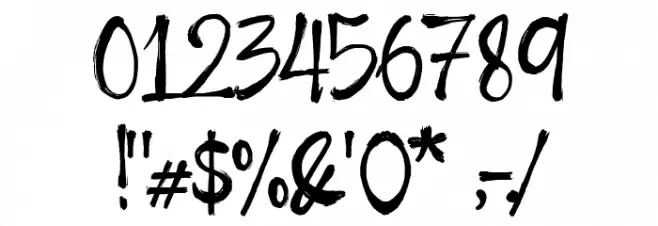 Hogback Demo Version Font OTHER CHARS
