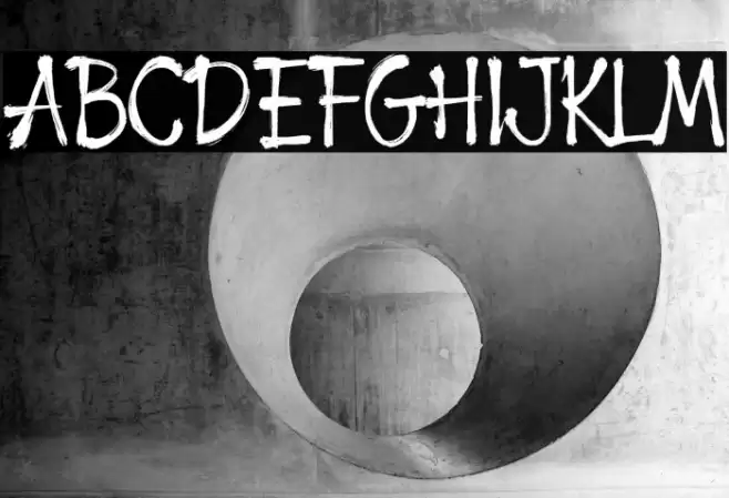 Hogback Demo Version Font examples