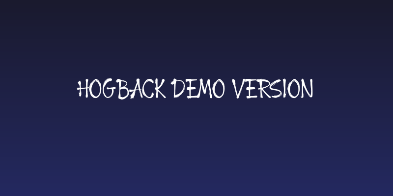 Hogback Demo Version Social Header