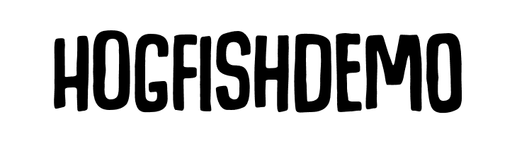 HogfishDEMO Caratteri