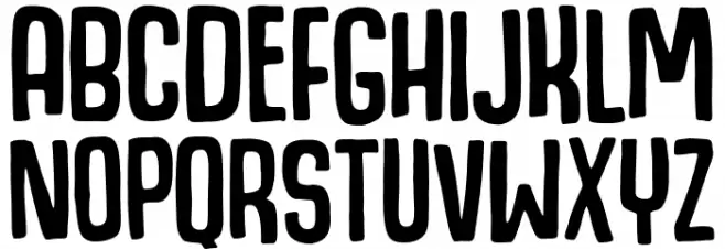 HogfishDEMO フォント 大文字