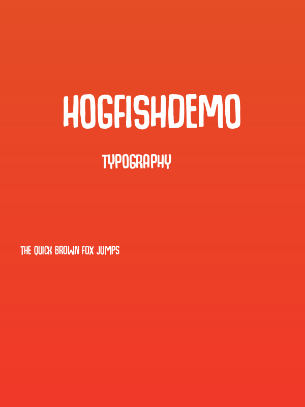 HogfishDEMO Poster