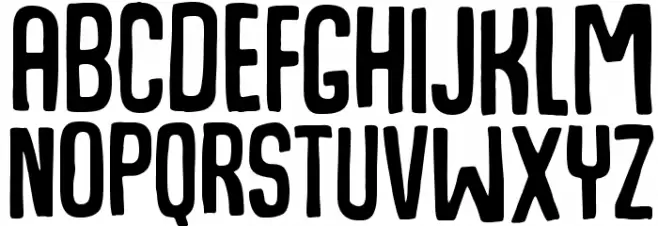 HogfishDEMO Caratteri MINUSCOLO