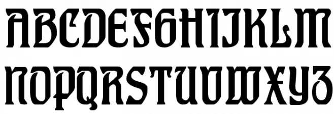 Hohenzollern Fonte MAIÚSCULAS
