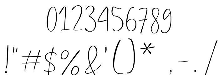 Hoho Christmas Regular Font OTHER CHARS