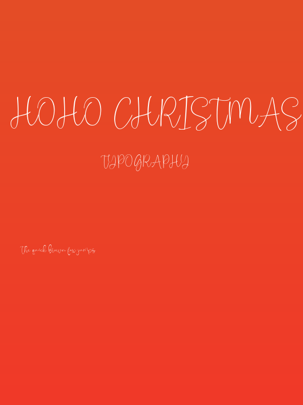 Hoho Christmas Regular Poster