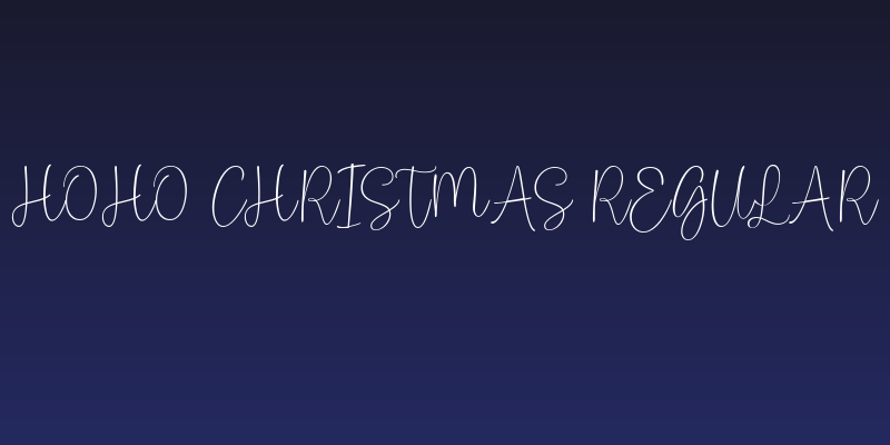 Hoho Christmas Regular Social Header