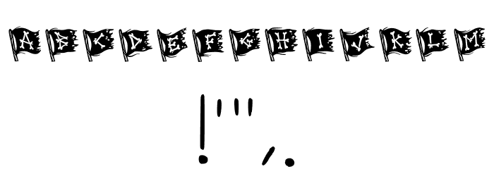 Hoist The Colors Regular Font OTHER CHARS