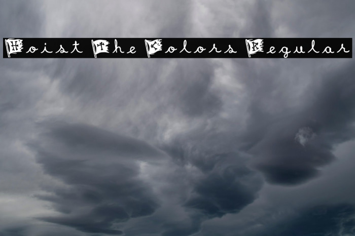 Hoist The Colors Regular Example 1