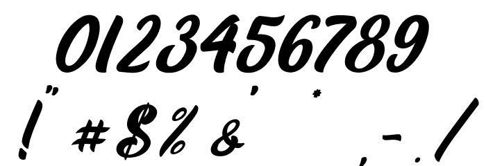 HokaRed-PersonalUse Font OTHER CHARS
