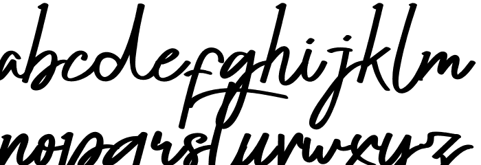 Hokaide Font LOWERCASE