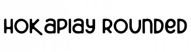 Hokaplay Rounded  Frei Schriftart Herunterladen