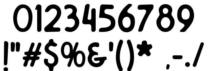 Hokaplay Rounded Font OTHER CHARS