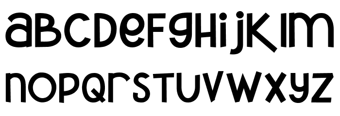 Hokaplay Font LOWERCASE