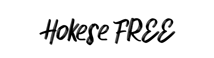Hokese FREE  नि: शुल्क फ़ॉन्ट्स डाउनलोड