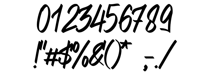 Hokia Font OTHER CHARS