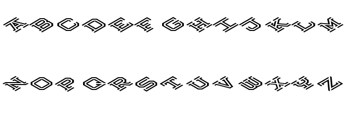 Hokjesgeestcube Bold Italic Font LOWERCASE