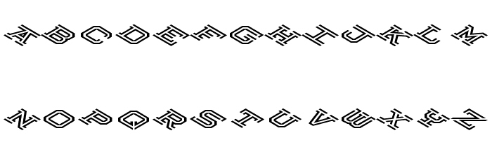 Hokjesgeestcube Bold Font LOWERCASE