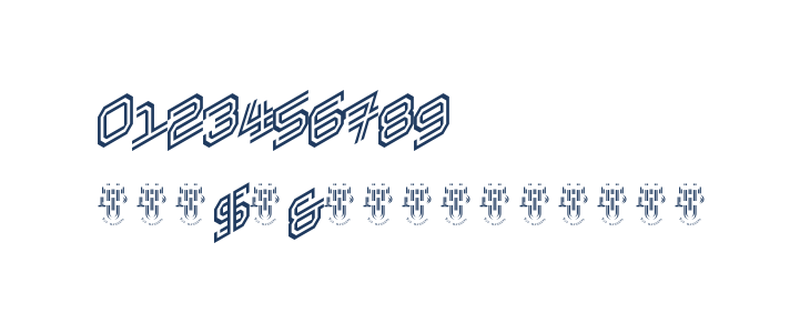 Hokjesgeestcube Italic Other Characters