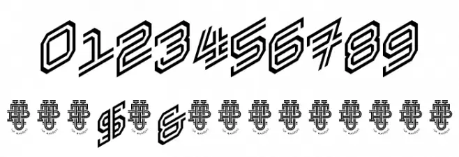 Hokjesgeestcube Italic Font OTHER CHARS