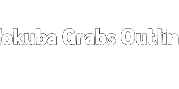 Hokuba Grabs Outline Logo