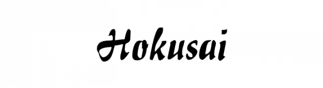 Hokusai  Free Fonts Download