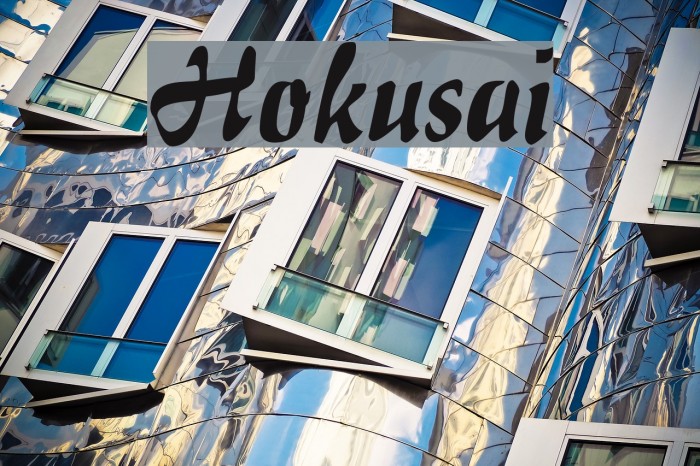 Hokusai Font examples