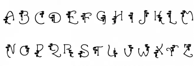 HolLeigh Caps Font OTHER CHARS