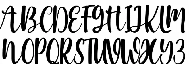 Hola Austin خط أحرف كبيرة