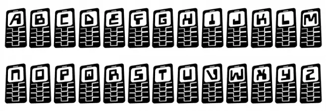 Hola Mota 3D3 Font Litere mari